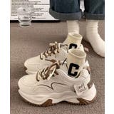 配色 レースアップ 厚底 | レースレディース  | 詳細画像13 