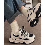 配色 レースアップ 厚底 | レースレディース  | 詳細画像5 