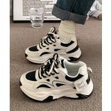 配色 レースアップ 厚底 | レースレディース  | 詳細画像6 