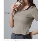 ラウンドネック フェイクレイヤード 配色 | レースレディース | 詳細画像10