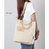 異素材ミックス 2WAY スクエア | レースレディース  | 詳細画像9 