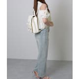 フェイクレザー リボン ギャザー | レースレディース  | 詳細画像15 