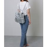 フェイクレザー リボン ギャザー | レースレディース  | 詳細画像8 