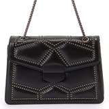 レフェイクレザー スタッズ スクエア | レースレディース  | 詳細画像1 