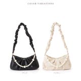 フェイクレザー パールチェーン付き 2WAY | レースレディース  | 詳細画像2 