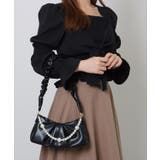 フェイクレザー パールチェーン付き 2WAY | レースレディース  | 詳細画像8 