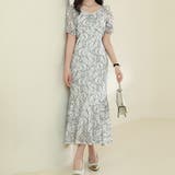 総レース Vネック マーメイド | レースレディース | 詳細画像1