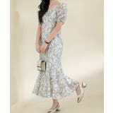 総レース Vネック マーメイド | レースレディース | 詳細画像10