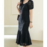 総レース Vネック マーメイド | レースレディース | 詳細画像4