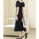 総レース Vネック マーメイド | レースレディース | 詳細画像5