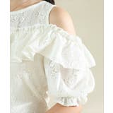 カットアウト パフスリーブ 総レース | レースレディース  | 詳細画像18 