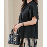 ソリッドカラー クルーネック 半袖 | レースレディース  | 詳細画像4 