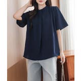 ソリッドカラー クルーネック 半袖 | レースレディース  | 詳細画像9 