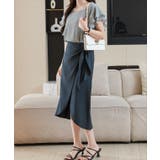 ラウンドネック ラッフルフリル 半袖 | レースレディース | 詳細画像8