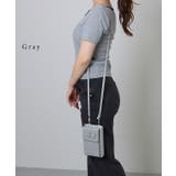 フェイクレザー メタリック ウエーブモチーフ付き | レースレディース  | 詳細画像11 