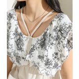 ボタニカル柄 ティアード ホルター | レースレディース  | 詳細画像16 