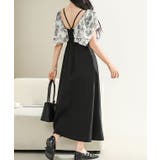 ボタニカル柄 ティアード ホルター | レースレディース  | 詳細画像7 