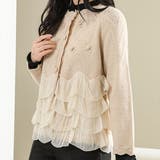 スカラップ ネック ティアード | レースレディース | 詳細画像1