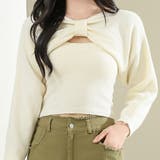 【2点セット】アンサンブル フロント リボン | レースレディース  | 詳細画像1 