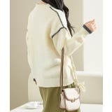 ラウンドネック 配色 ライン | レースレディース | 詳細画像13
