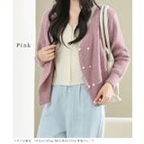 フェイクレイヤード ダブルボタン Vネック | レースレディース | 詳細画像9