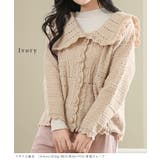 ビッグカラー パッチワーク風 透かし編み | レースレディース | 詳細画像2