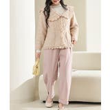 ビッグカラー パッチワーク風 透かし編み | レースレディース | 詳細画像7