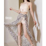 【3点セット】 パレオ付き ソリッドカラー | レースレディース  | 詳細画像11 