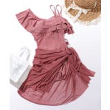 【2点セット】 パレオ付き ラッフルフリル | レースレディース  | 詳細画像11 