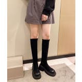 レザー調 厚底 切り替え | レースレディース | 詳細画像7