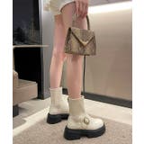 ベルト付き 厚底 フラット | レースレディース | 詳細画像11