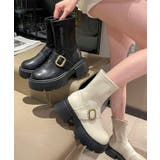 ベルト付き 厚底 フラット | レースレディース | 詳細画像12