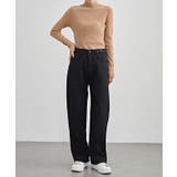 裏起毛 ハイウエスト ストレート | レースレディース | 詳細画像4