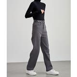 裏起毛 ハイウエスト ストレート | レースレディース | 詳細画像8