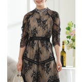 プチハイネック 総レース 7分袖 | レースレディース | 詳細画像5