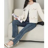 ノーカラー メタリック ボタン | レースレディース | 詳細画像14