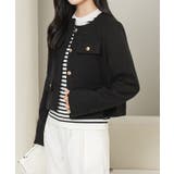 ノーカラー メタリック ボタン | レースレディース | 詳細画像5