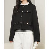 ノーカラー メタリック ボタン | レースレディース | 詳細画像7