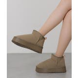 内ボアムートン風厚底ショートブーツ 女性 レディース | レースレディース  | 詳細画像7 