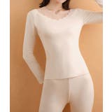 【2点セット】 ソリッドカラー スカラップ | レースレディース  | 詳細画像12 