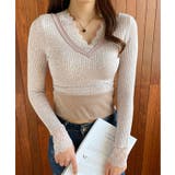 裏起毛 レース ドッキング | レースレディース  | 詳細画像12 