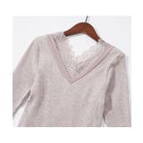 裏起毛 レース ドッキング | レースレディース  | 詳細画像16 