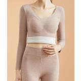 ソリッドカラー Vネック カップ付き | レースレディース  | 詳細画像8 