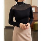 プチハイネック シアー ドッキング | レースレディース  | 詳細画像3 