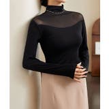 プチハイネック シアー ドッキング | レースレディース  | 詳細画像7 