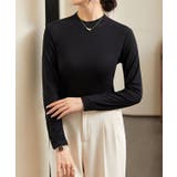 ソリッドカラー クルーネック 長袖 | レースレディース | 詳細画像3