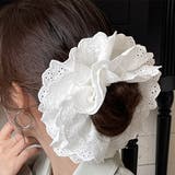 【2点セット】ソリッドカラー アイレット 刺繍 | レースレディース  | 詳細画像1 