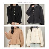 ノーカラー ペプラム ショート | レースレディース  | 詳細画像2 