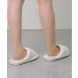 オープントゥ ボア フラット | レースレディース | 詳細画像12