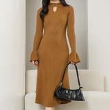 プチハイネック ベルスリーブ カットアウト | レースレディース | 詳細画像1